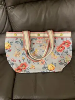 Cath Kidston 花柄 トートバッグブルー