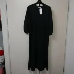 バルーンスリーブ　ティアードワンピース