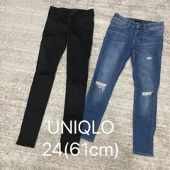 UNIQLO ウルトラストレッチ スキニーデニム　サイズ24