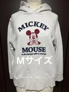 ディズニーリゾート　ミッキーパーカー　グレー　【Mサイズ】