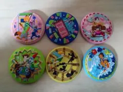 【セット売り】ディズニー刺繍ピンバッジ6個セット