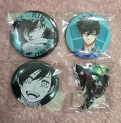 ブルーロック 糸師凛 缶バッジ キーホルダー 原作 4点セット