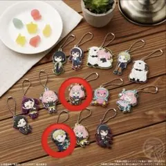 SPY×FAMILY　ラバーキーホルダー　2個セット　アーニャ　ロイド　黄昏