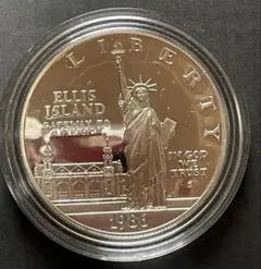 1986年 エリス島 自由の女神 プルーフ記念硬貨セット