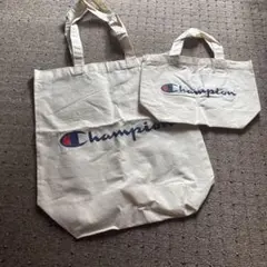 チャンピオン　champion 刺繍ロゴトートバッグ　ノベルティのサムネイル