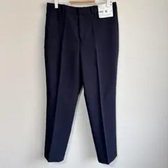 【新品】ユニクロ　レディース　感動パンツ　ネイビーL