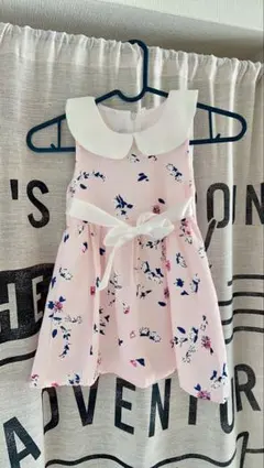 花柄ノースリーブワンピース ピンク♡