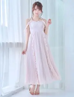 rosemuse fril pleats airy cami o/p pink - メルカリ