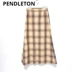 ペンドルトン リネンブレンド フレアスカート