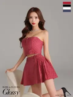 ROBE de FLEURS グロッシー　ローブドフルール　ドレス　キャバ　美品