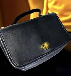 COACH コーチ オールドコーチ　ハンドバッグ　ターンロック　ビンテージ　黒