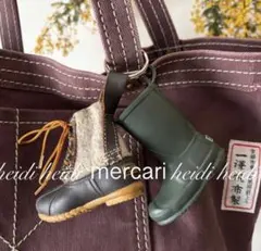 未使用　2点 ビーン・ブーツのミニチュアキーチェーン