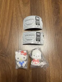 サンリオキャラクターズ ふわわフロッキーマスコット ポチャッコ ハローキティ