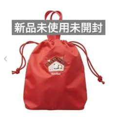 新品未使用 familiar シューズバッグ 赤 ファミリア　シューズケース