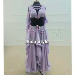 Aida Style ベリーダンス衣装 ラベンダーのサムネイル