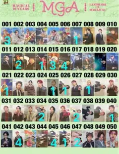 ‼️お買い得‼️Mrs. GREEN APPLE フォトカ　ノーマルレアコンプセット 2025年最新】Mrs. GREEN APPLE フォトカード コンプの人気アイテム