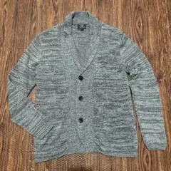 グリーンレーベル カーディガン メンズS グレー 上品 きれいめ