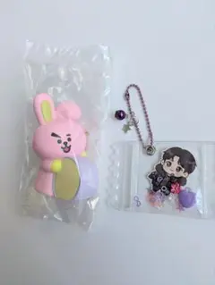 BT21 フレンズ4COOKY BTSジョングクシャカキーホルダ