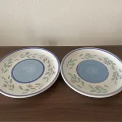 caleca 平皿　2枚　イタリア　シチリア陶器のサムネイル