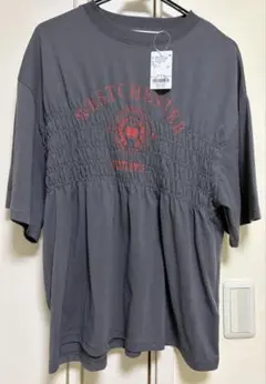 新品 アメリカンホリックカレッジロゴ プルオーバー オーバーサイズ シャーリング