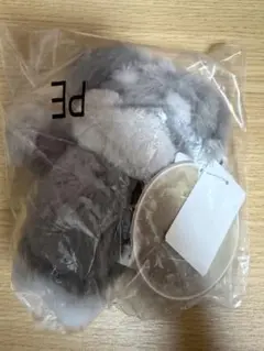 しまむら yumi ぬいぐるみ チャーム 濃灰
