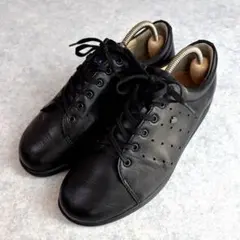 Finn Comfort ALKA コンフォートシューズ スニーカー 黒 レザーのサムネイル
