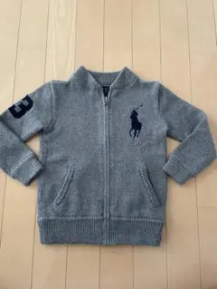 Polo Ralph Lauren グレー カーディガン 4/4T 110