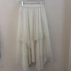 リリーブラウン フレアスカート フリルスカート