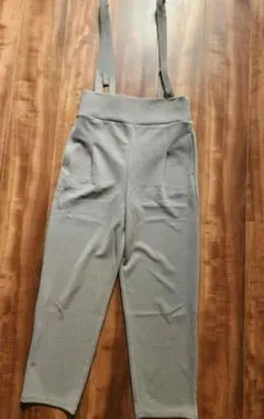 サスペンダー付きパンツ　サロペット　M