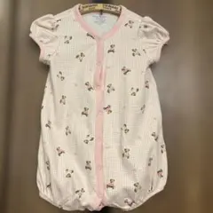 Ralph Lauren ロンパース ピンク 9M ラルフローレン　ポロベア