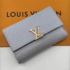 【美品】ルイヴィトン ポルトフォイユ カプシーヌ コンパクト サマースターダスト