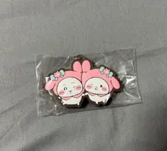 ちいかわ×サンリオ なかよしラバーマスコット(ちいかわ・マイメロディ)