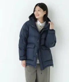 ≪TAIONコラボ≫ボリュームフードダウンコート　human woman