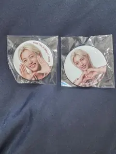 【新品未使用】straykids フィリックス　ゴンチャ　缶バッチ2個セット