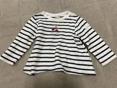 ストライプ 長袖カットソー 80サイズ
