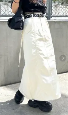 新品　PAGEBOY　アイボリー ロングスカート FREEサイズ