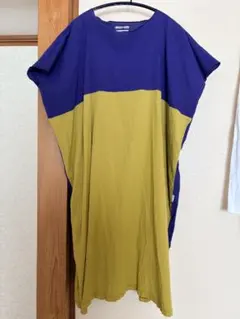 sousou 綿 ワンピース パープル イエローのサムネイル
