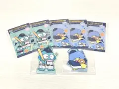 サンリオ　くじ　侍ジャパン　アクリルキーホルダー　ハンギョドン　タキシードサム