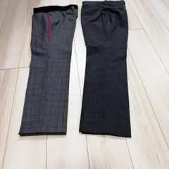 マタニティパンツ灰色＋チェック