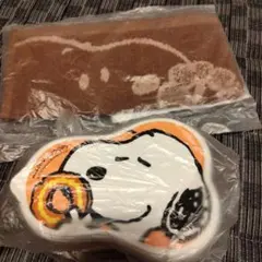 新品 ミスタードーナツ　スヌーピー　お弁当箱・ハンドタオル　2点セット　ミスド