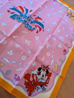 最終値下げ価格！希少　新品　ヴィンテージ東京ディズニーランド 大判ハンカチ