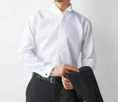 即発送！ORIHICA ウイングカラーシャツ(ドビー) M（39-84）