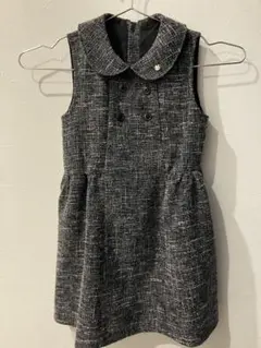 SLAPSLIP フォーマル ワンピース グレー系 襟付き