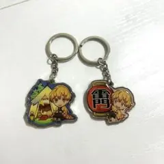 鬼滅の刃（善逸）キーホルダー2個セット