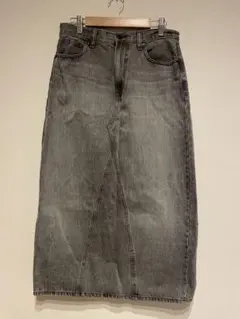 UNIQLO JEANS グレー ミディ丈スカート