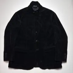 90s ラルフローレン　コーデュロイサックコート　ブラック　XL ヴィンテージのサムネイル
