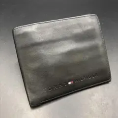 即決 TOMMY HILFIGER 二つ折り財布 ブラックのサムネイル