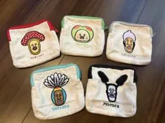 こびとづかん　スクエアポーチ ⭐︎コンプリート⭐︎5個セット