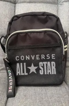 CONVERSE ALL STAR ブラックショルダーバッグのサムネイル