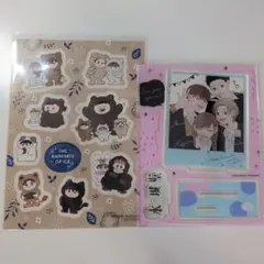 新品未使用品】氷の城壁 THEキャラカフェ 缶バッジ アクリルステッカー